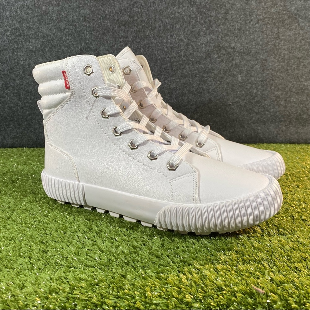 Levi's Womens Olivia "UL" Mono Hightop Fashion Sneaker Shoe Size 9 Vegan Leather